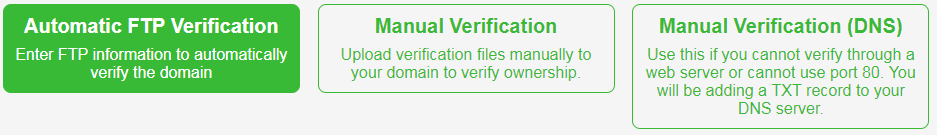 Free SSL certificate