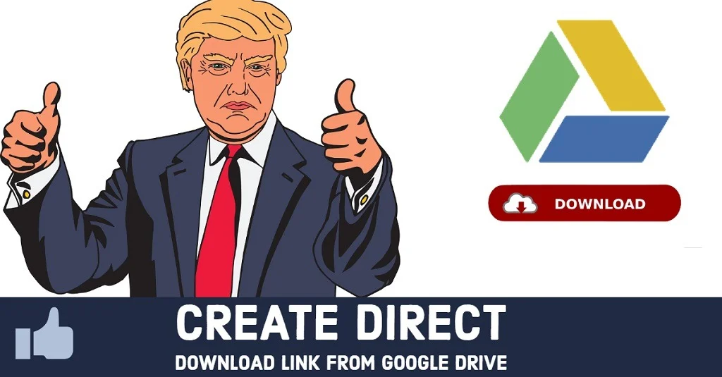 Create direct download link from Google drive
