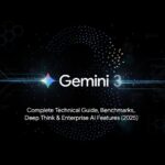 Google Gemini 3 logo on dark background representing the latest AI model with advanced multimodal and Deep Think capabilities